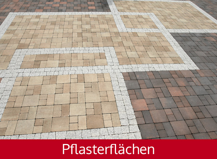 Pflasterflächen