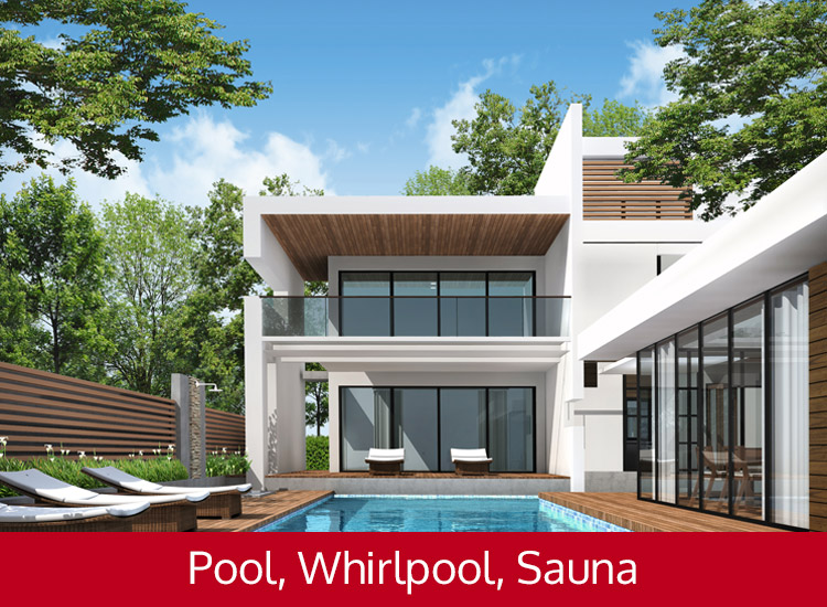 Pool, Whirlpool, Sauna