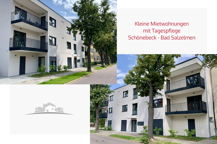 Kleine Mietwohnungen – mit Tagespflege im Haus