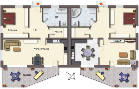 Grundriss DB 01 Variante 1